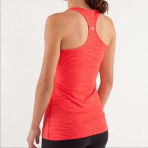 Lululemon tank top reddish orange